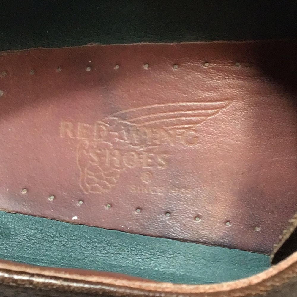 🇺🇸Red Wing Shoes Brown Leather Pebble Finish Lace Up Slip Resistant Sz.12 - Picture 10 of 13